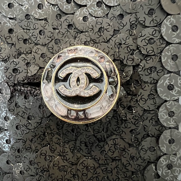 CHANEL 23C RESORT RUNWAY BLACK SEQUINS JACKET SIZE FR 38 / US 6 NWOTS! - Picture 15 of 17